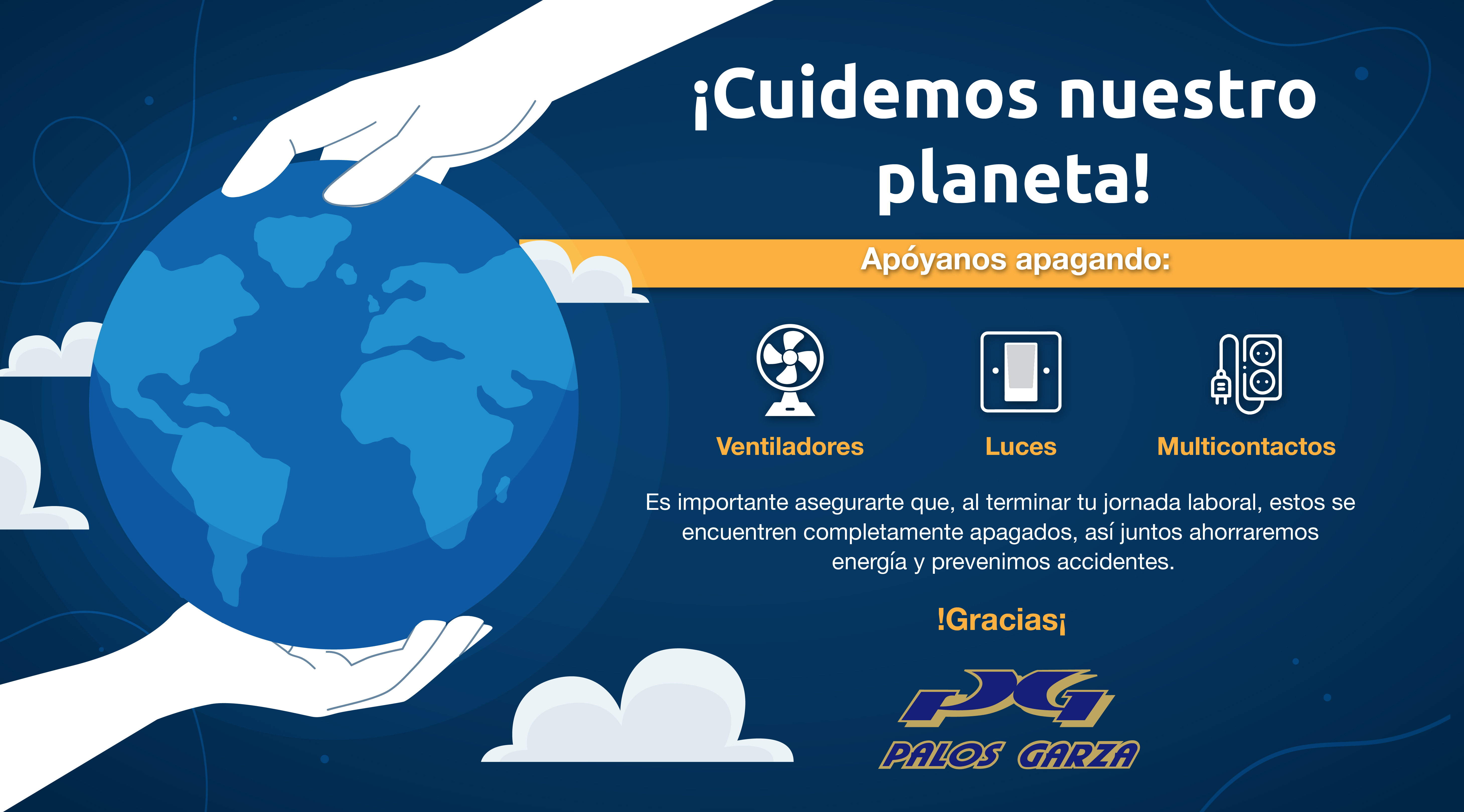 Aviso de apagar los aires